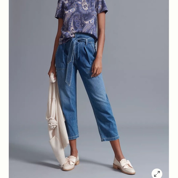 Like new Sparkly paisley navy boho top - Picture 5 of 7